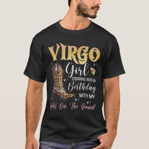 Camiseta Rótulo Virgo Zodiac entrando en mi cumpleaños occi