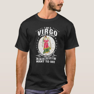 Camiseta Rótulo Virgo Zodiaco Dice Por Los Astrologantes