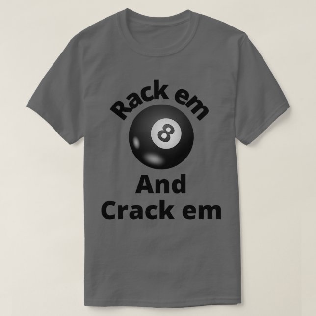 Camiseta Rótulo y crack em contra paro T (Diseño del anverso)
