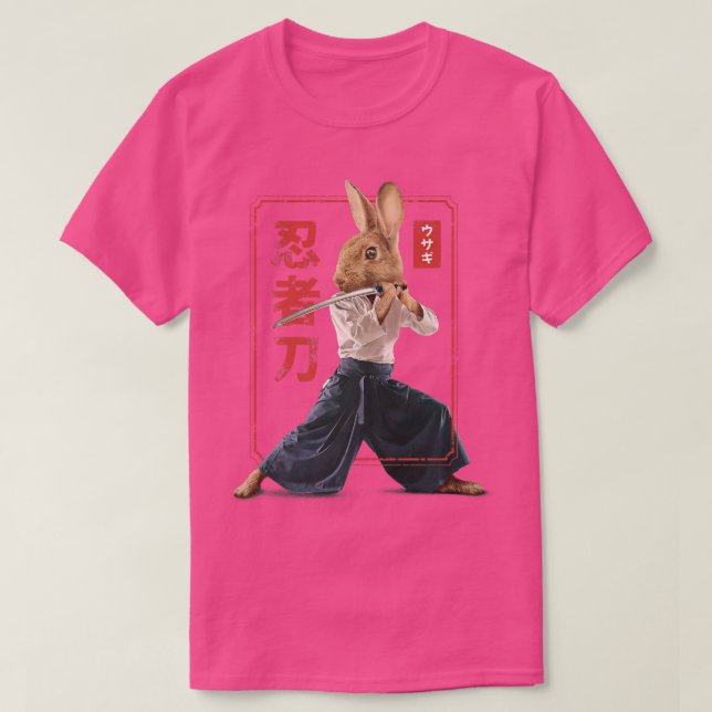 Camiseta Rótulo Zodiac 2023 Conejo Samurai (Diseño del anverso)