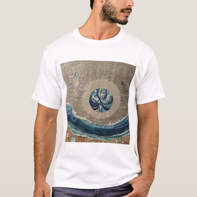 Camiseta Rótulo Zodiac con diseño elegante (Anverso)