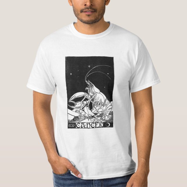 Camiseta Rótulo Zodiac contra el cáncer (Anverso)