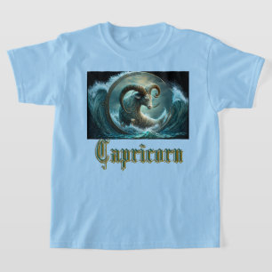 Camiseta Rótulo Zodiac de Capricornio