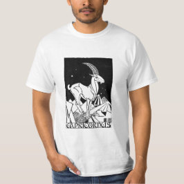 Camiseta Rótulo Zodiac de Capricornio
