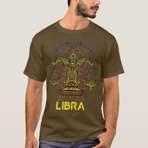Camiseta Rótulo Zodiac Libra