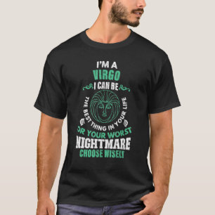 Camiseta Rótulo Zodiaco Im A Virgo Gráfico