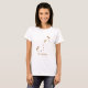 Camiseta Rótulo Zodiaco moderno Escorpio de oro | Agua de e (Anverso completo)