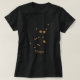 Camiseta Rótulo Zodiaco moderno Virgo de Oro | Tierra de el (Diseño del anverso)