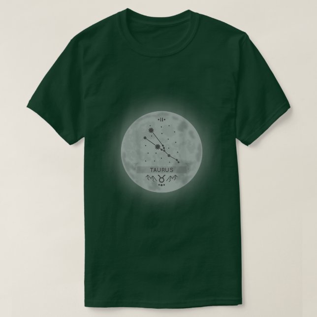 Camiseta Rótulo zodiaco Taurus 2600 (Diseño del anverso)