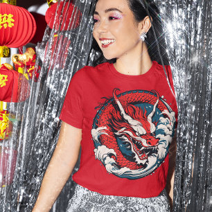 Camiseta Rótulo zoológico chino de Año Nuevo