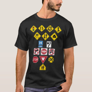 Camiseta Rótulos de carreteras, regalo para niños