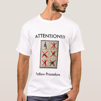 Camiseta Rótulos del cuarto de baño