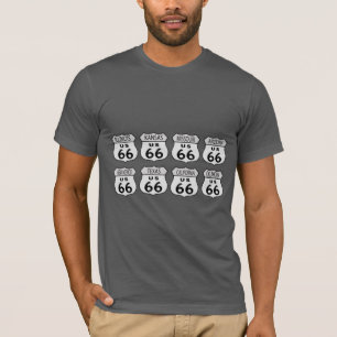 Camiseta Rótulos del estado de la ruta 66