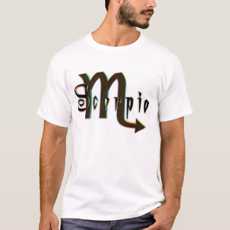 Camiseta Rótulos del zodiaco - escorpión