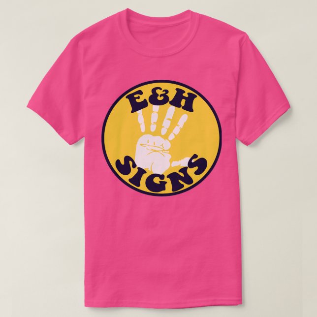 Camiseta Rótulos EampH (Diseño del anverso)