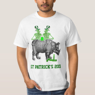 Camiseta Rótulos góticos divertidos Día de San Patricio Irl