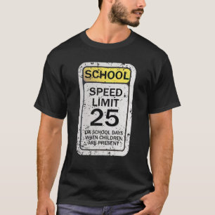 Camiseta Rótulos por carretera divertidos Rótulos de tráfic