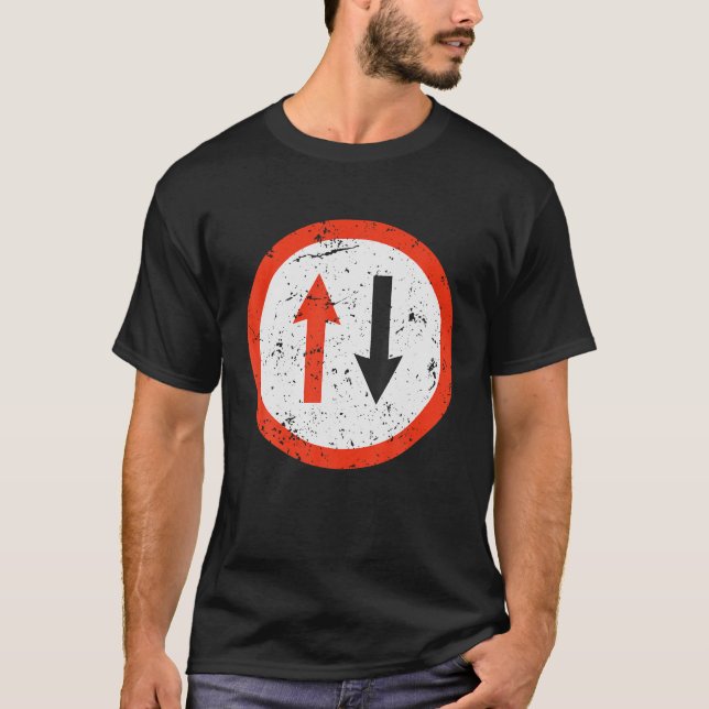 Camiseta Rótulos por carretera Rótulos callejeros divertido (Anverso)