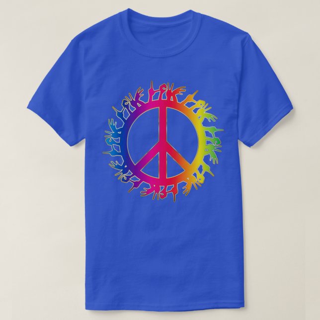 Camiseta Rótulos Unidos en paz (Diseño del anverso)