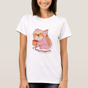 Camiseta Rótulos ZODIAC CON LLUVIA Y CAFÉ SAGITTARIO