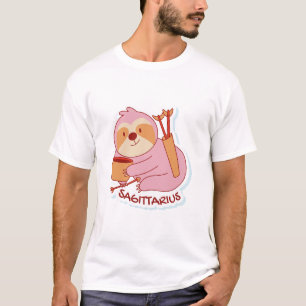 Camiseta Rótulos ZODIAC CON LLUVIA Y CAFÉ SAGITTARIO