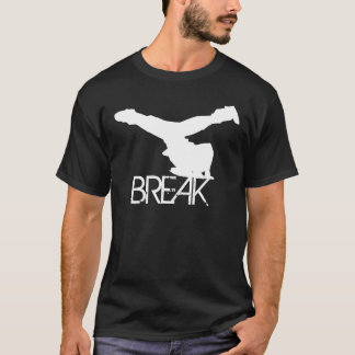 Camiseta ROTURA blanca del estilo del molino de viento