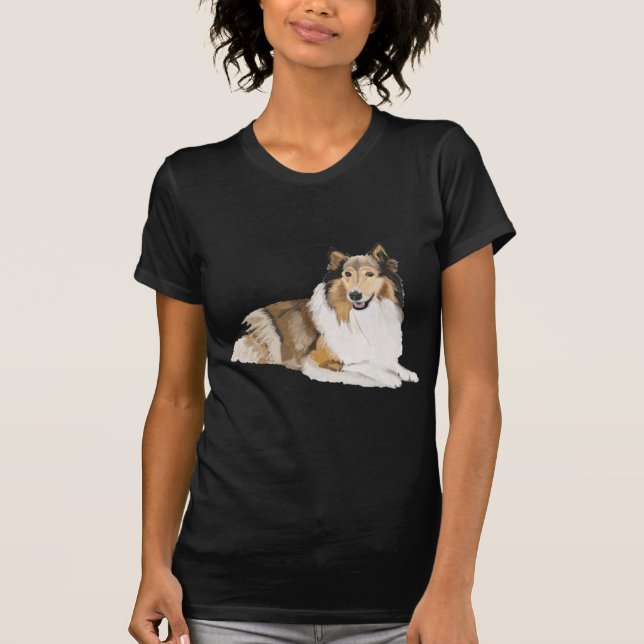 Camiseta Rough Collie (Anverso)