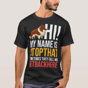 Camiseta Rough Collie Dog cachorros Dueño Lover _12