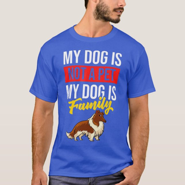 Camiseta Rough Collie Dog cachorros Dueño Lover _13 (Anverso)