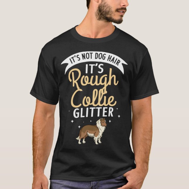 Camiseta Rough Collie Dog Cuppies Dueño (Anverso)