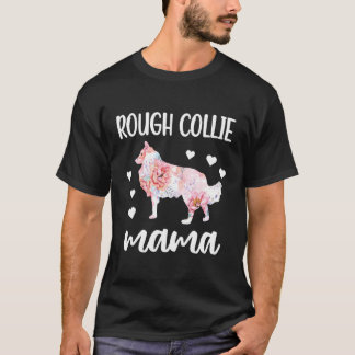 Camiseta Rough Collie Mama Dog Lover Collie Owner Rough Col