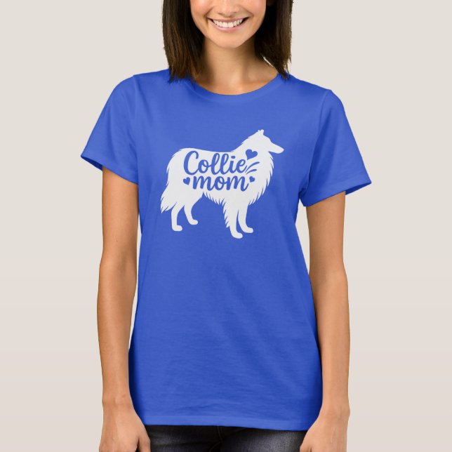 Camiseta Rough Collie Mom (Anverso)