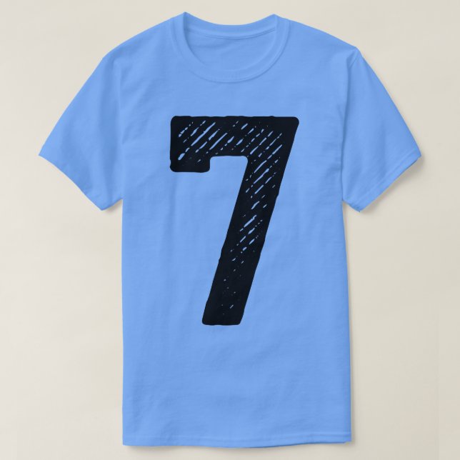 Camiseta Rough Number 6 (Diseño del anverso)