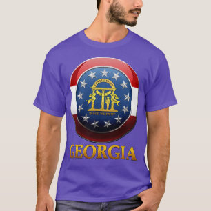 Camiseta Roundel de la bandera de sellado del estado de Geo