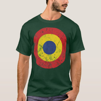 Camiseta Roundel de la bandera rumana