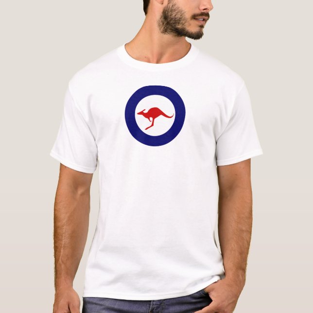 Camiseta Roundel militar de la aviación del canguro de (Anverso)