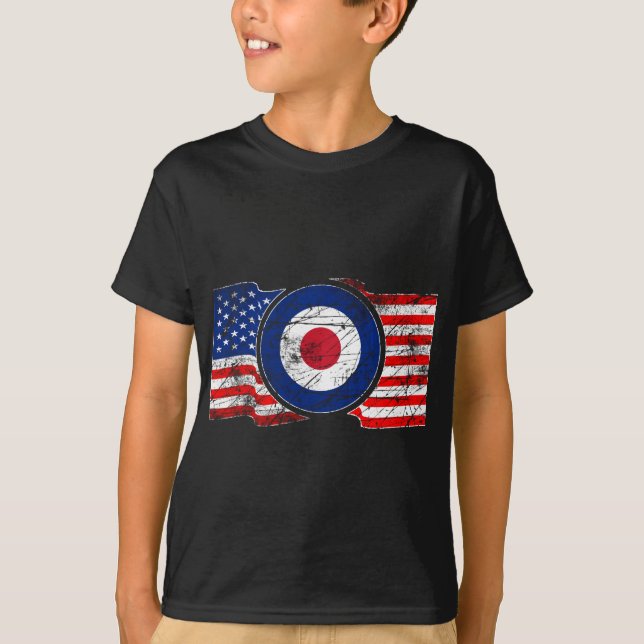 Camiseta Roundel Mods USA Target Scooter (Anverso)
