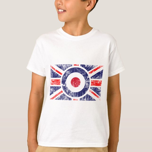Camiseta Roundel Target Mods UK Unión Jack (Anverso)