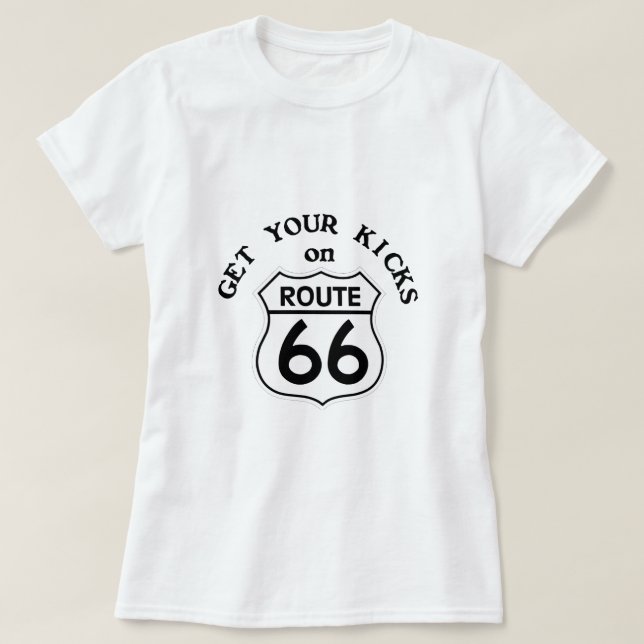 Camiseta route66 (Diseño del anverso)