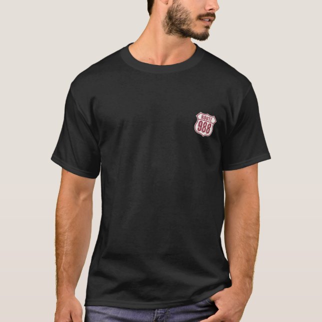 Camiseta Route 988, Nouvelle-Calédonie vintage (Anverso)