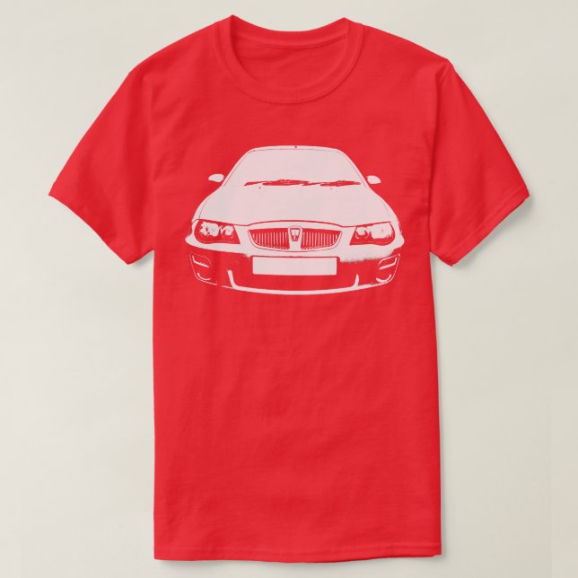 Camiseta Rover 25 clásico monoblock blanco (Diseño del anverso)