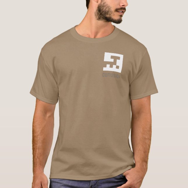 Camiseta Rover de curiosidad de Marte (Anverso)