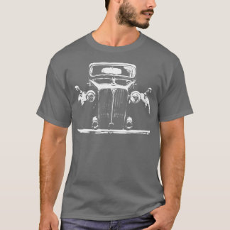 Camiseta Rover P3 blanco monobloque clásico de los años 40