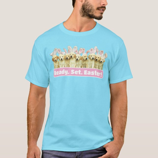 Camiseta Row of Puppy Bunnies (Anverso)