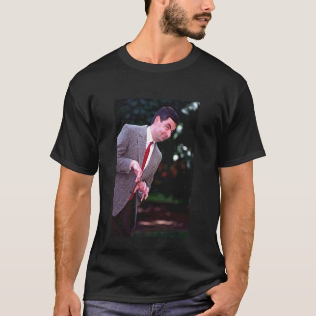 Camiseta Rowan Atkinson Mr Bean Blackadder actor y comedian (Anverso)