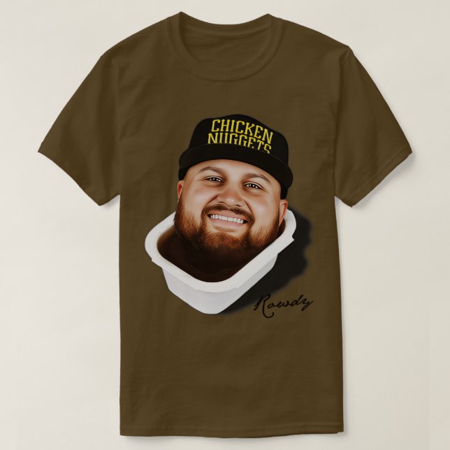 Camiseta Rowdy Tellez CHICKEN NUGGETS (Diseño del anverso)