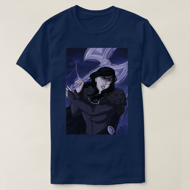 Camiseta Rowena, la eterna mirada de Raven (Diseño del anverso)