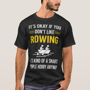 Camiseta Rower de fila de personas inteligentes