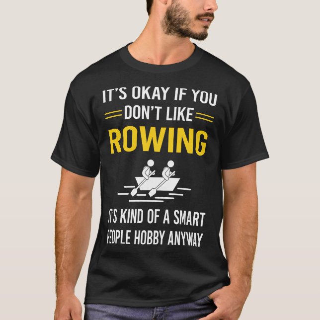Camiseta Rower de fila de personas inteligentes (Anverso)