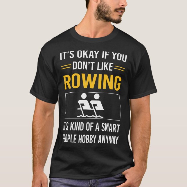Camiseta Rower de fila de personas inteligentes (Anverso)